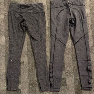 lululemon athletica Gray Leggings Duo